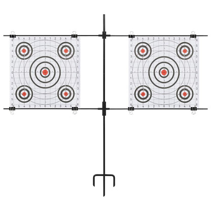 Supporto Bersagli di Carta con Fogli di Tiro 78x76cm Acciaio