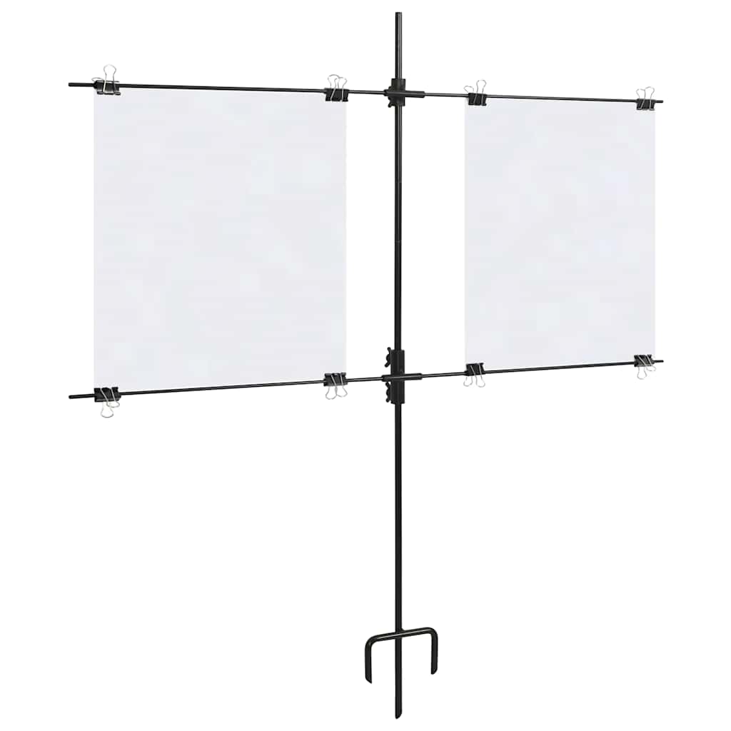 Supporto Bersagli di Carta con Fogli di Tiro 78x76cm Acciaio