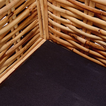 Divano da Giardino a 2 Posti in Rattan Naturale