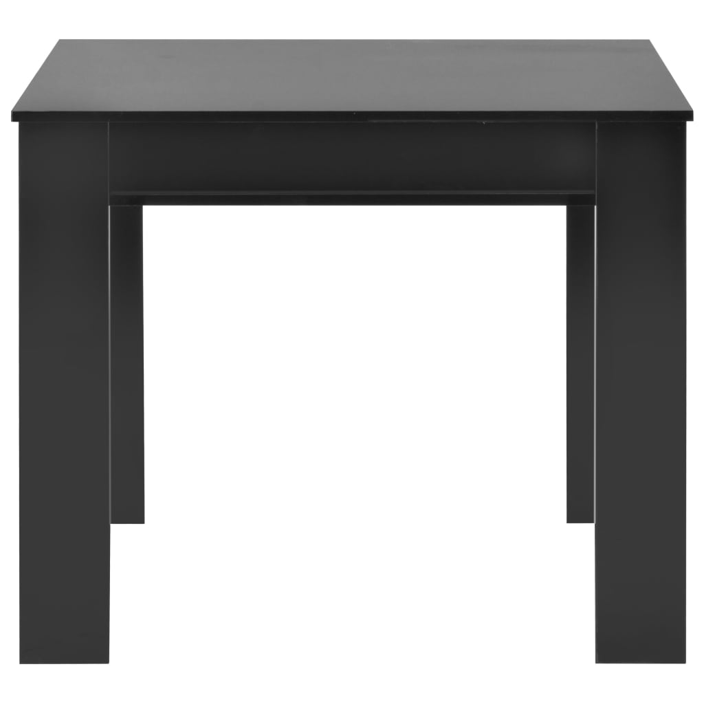 Tavolo da Pranzo Estensibile Nero Lucido 175x90x75 cm