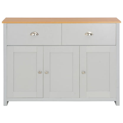 Credenza Grigia 112x35x81 cm