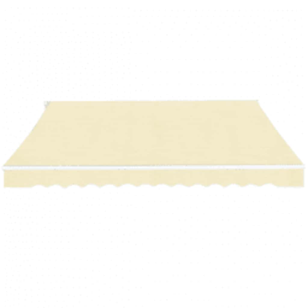 Tenda da Sole Pieghevole Manuale 600 cm Crema
