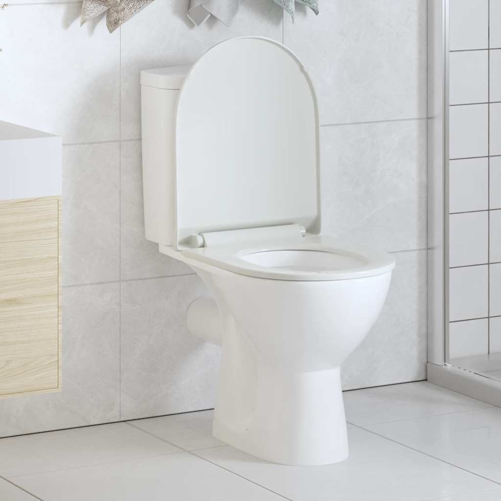 Copriwater Ammortizzato a Sgancio Rapido Bianco
