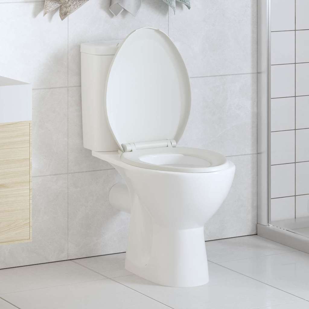 Copriwater Ammortizzato a Sgancio Rapido Bianco