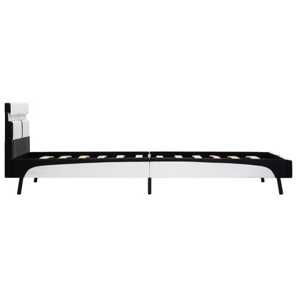 Giroletto con LED Bianco e Nero in Similpelle 90x200 cm