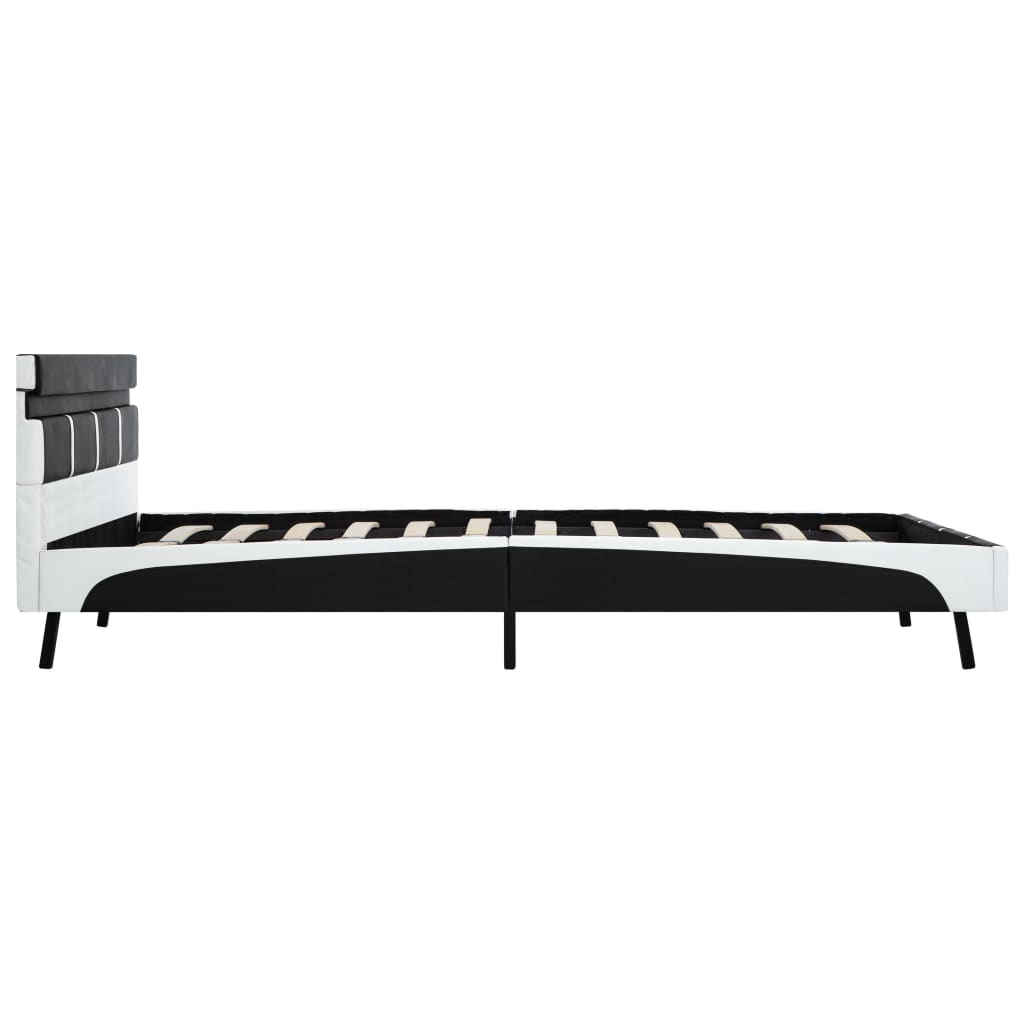 Giroletto con LED Nero in Similpelle 120x200 cm