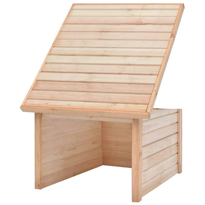 Rimessa per Rasaerba 92x104x59,5 cm Legno Masello di Pino 19 mm