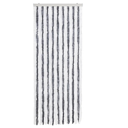 Zanzariera Grigio e Bianco 56x185 cm Ciniglia