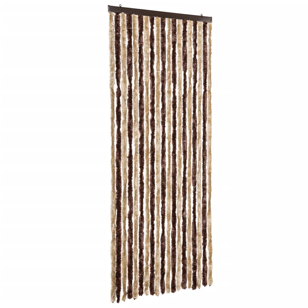 Zanzariera Grigio e Marrone Chiaro 56x185 cm  Ciniglia