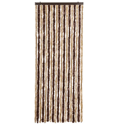 Zanzariera Grigio e Marrone Chiaro 56x185 cm  Ciniglia