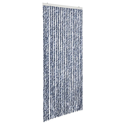 Zanzariera Blu Bianco e Argento  90x220 cm Ciniglia