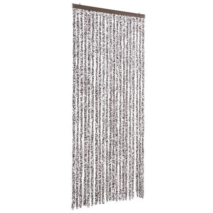 Zanzariera Marrone e Beige 90x220 cm Ciniglia
