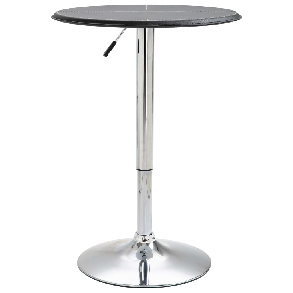 Tavolo da Bar Nero Ø60 cm in MDF