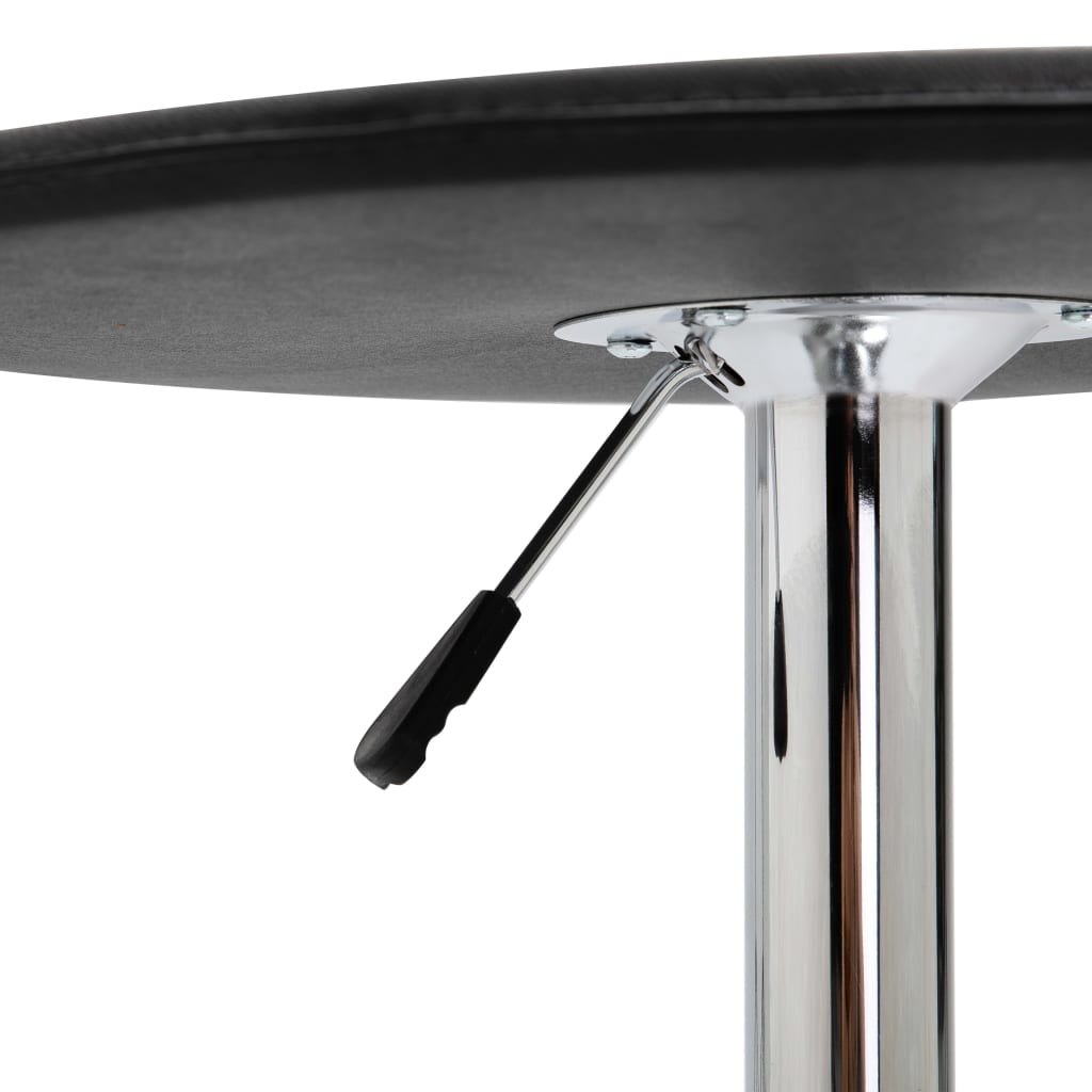 Tavolo da Bar Nero Ø60 cm in MDF