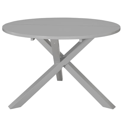Set per Sala da Pranzo 5 pz in MDF Grigio
