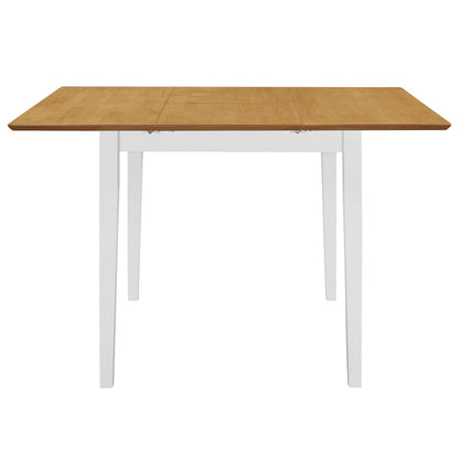 Set per Sala da Pranzo 5 pz in MDF Bianco
