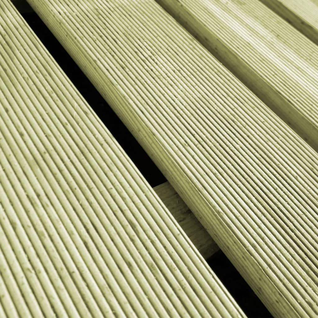 Piastrelle per Esterni 12 pz 50x50 cm in Legno Verde