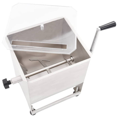 Impastatrice Carne Meccanica Argento in Acciaio Inox