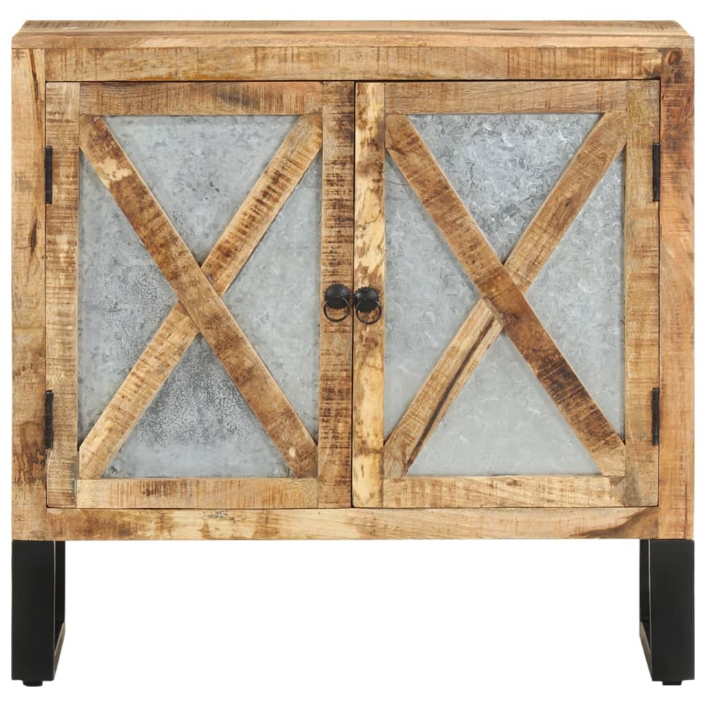 Credenza 80x30x76 cm in Legno Massello di Mango
