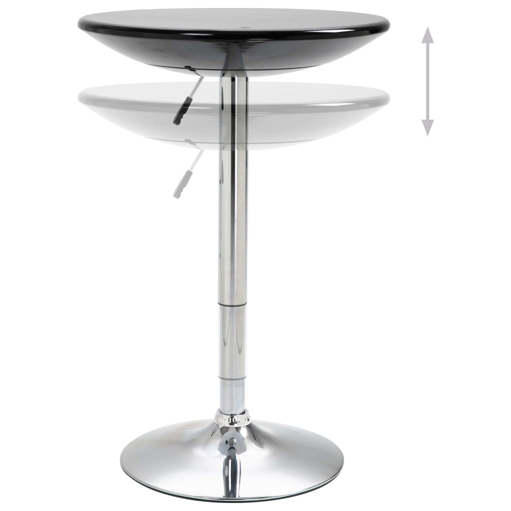 Tavolo da Bar Nero Ø60 cm in ABS