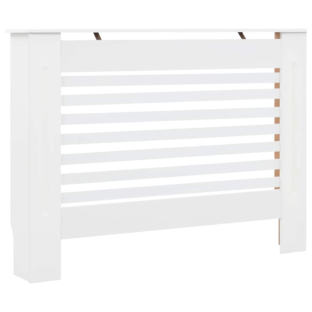 Copertura per Radiatore Bianca 112x19x81,5 cm in MDF
