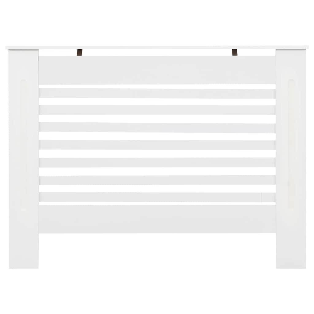Copertura per Radiatore Bianca 112x19x81,5 cm in MDF