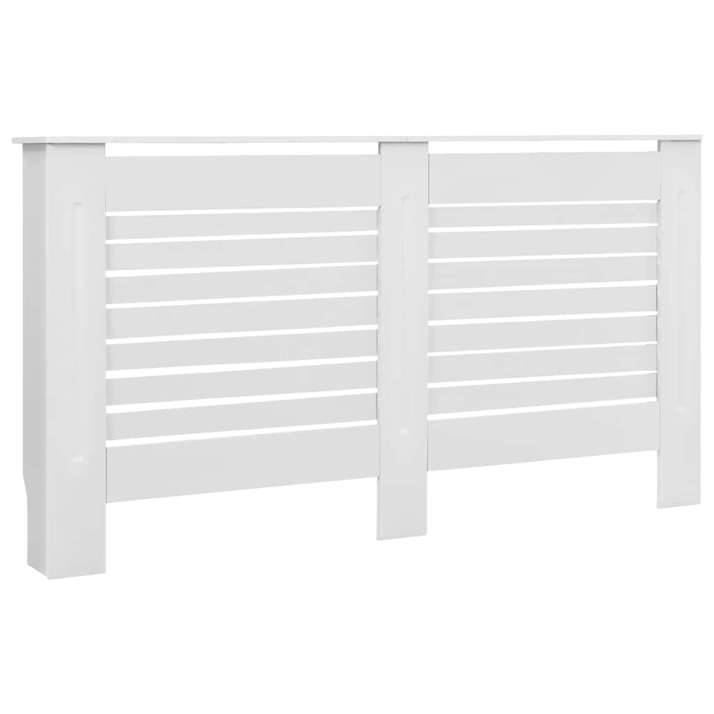 Copertura per Radiatore Bianca 152x19x81,5 cm in MDF
