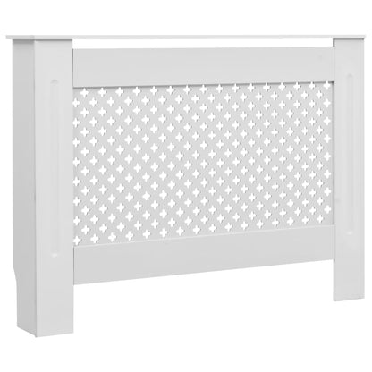 Copertura per Radiatore Bianca 112x19x81,5 cm in MDF