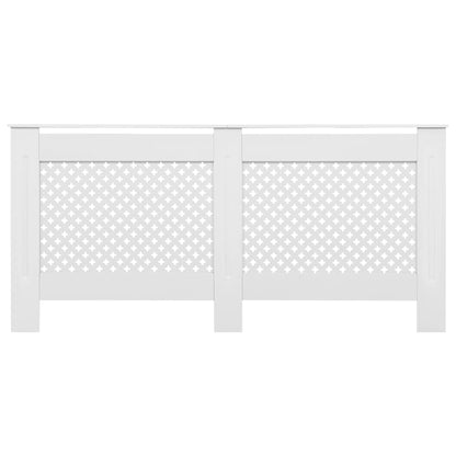 Copertura per Radiatore Bianca 172x19x81,5 cm in MDF