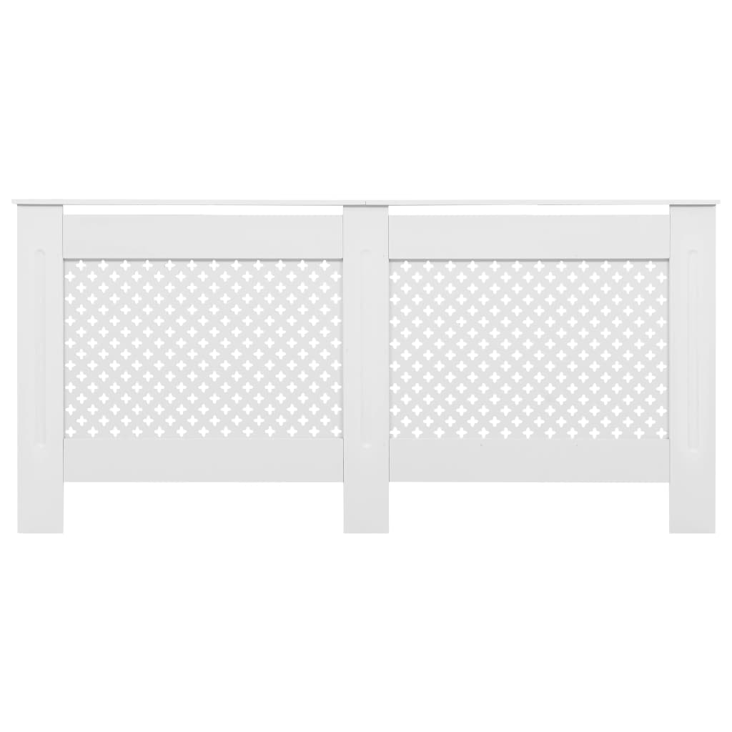 Copertura per Radiatore Bianca 172x19x81,5 cm in MDF