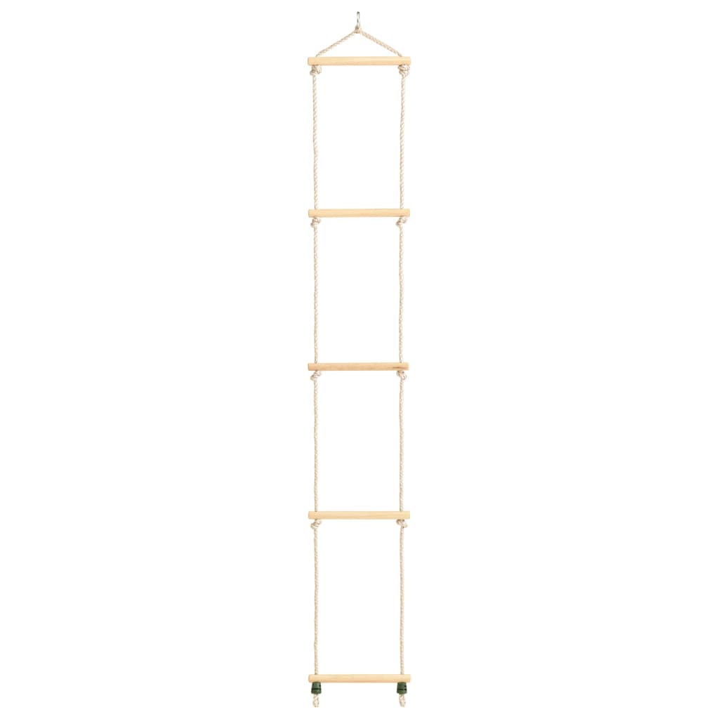 Scala di Corda per Bambini in Legno Massello e PE 30x168 cm