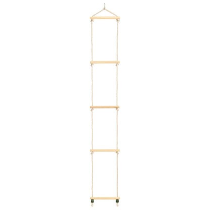 Scala di Corda per Bambini in Legno Massello e PE 30x168 cm