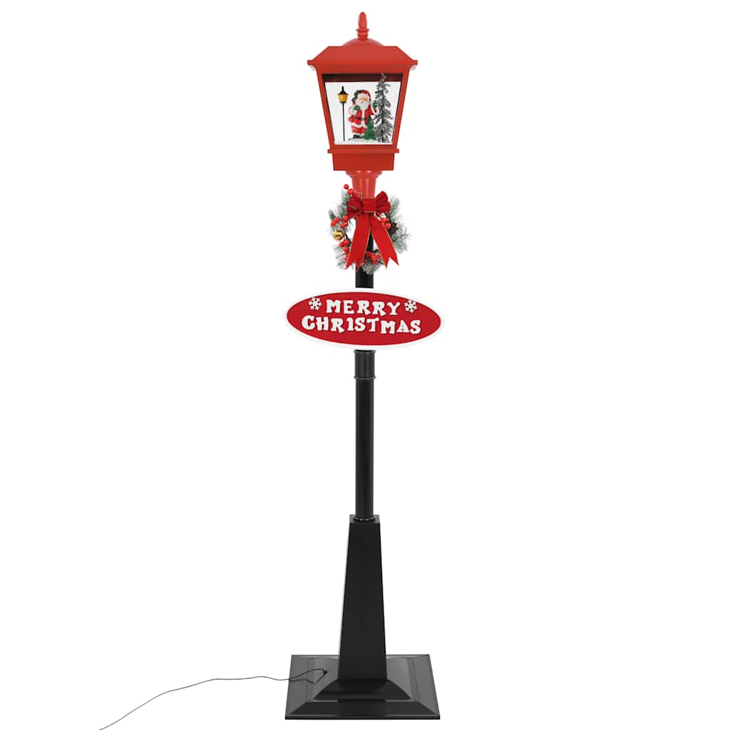 Lampione di Natale con Babbo Natale 180 cm LED