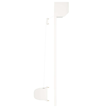 Persiana a rullo Bianco 80 x 100 cm Alluminio e poliuretano