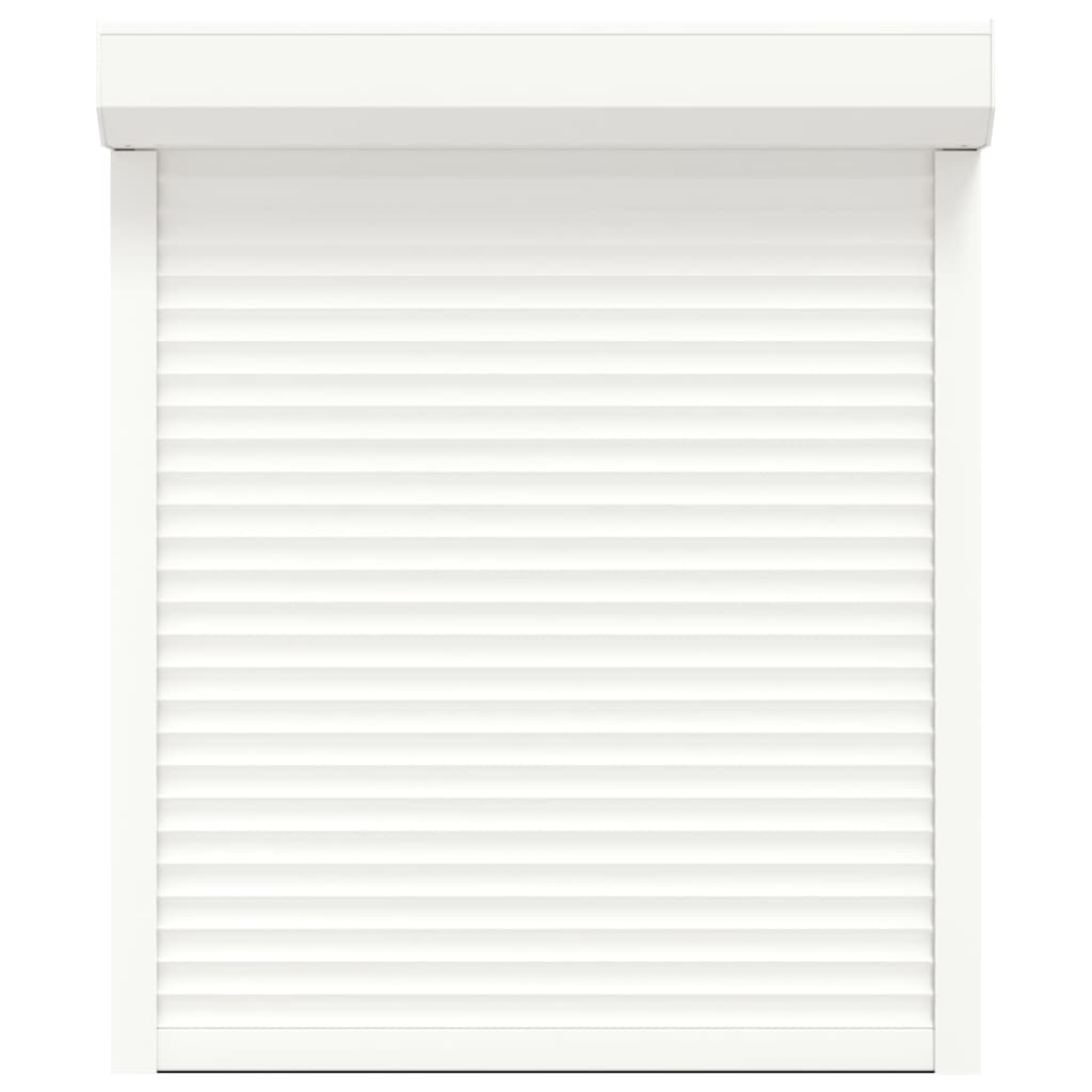 Tapparella Avvolgibile in Alluminio 100x130 cm Bianca