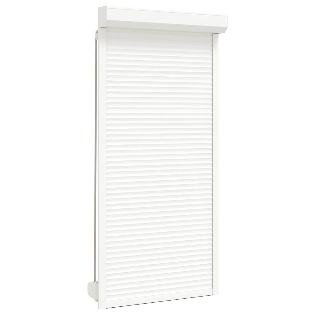 Tapparella Avvolgibile in Alluminio 100x210 cm Bianca