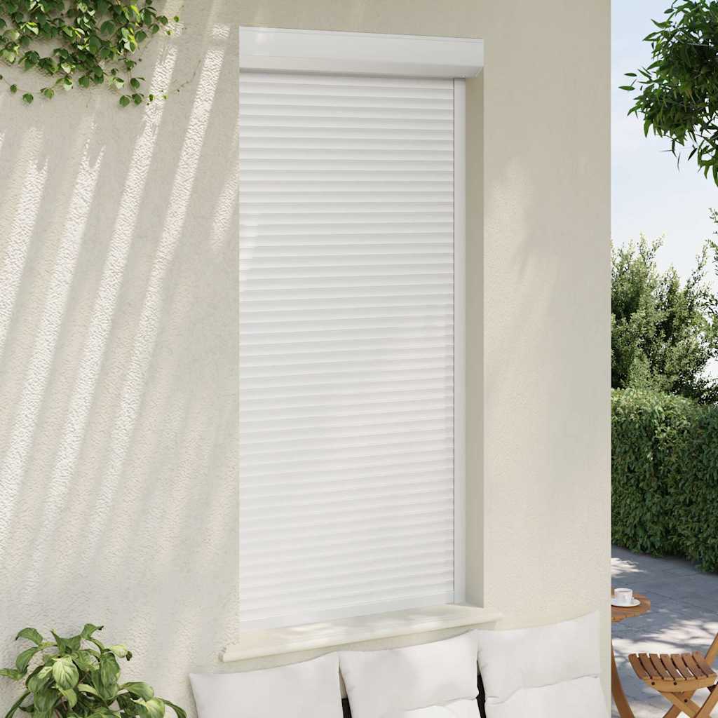 Tapparella Avvolgibile in Alluminio 100x210 cm Bianca