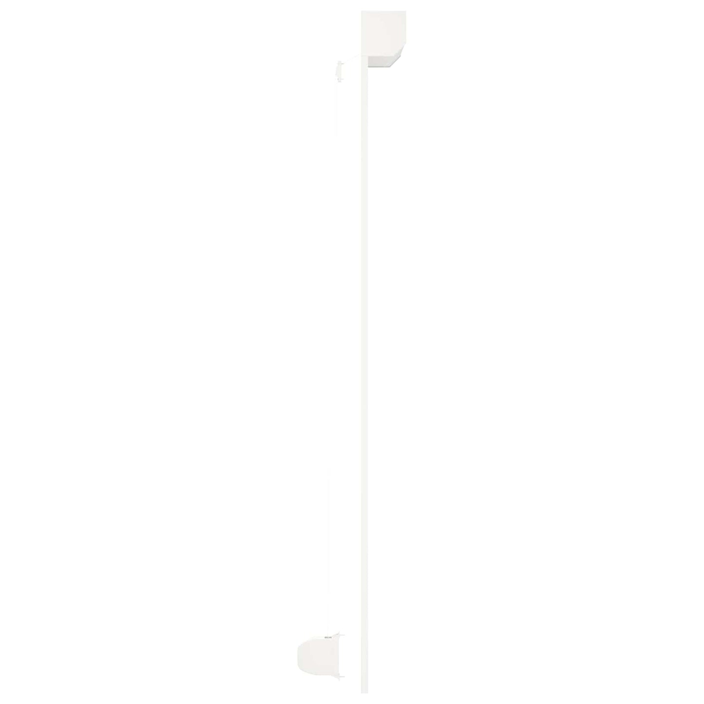 Persiana a rullo Bianco 100 x 210 cm Alluminio e poliuretano
