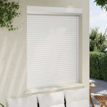 Tapparella Avvolgibile in Alluminio 120x150 cm Bianca