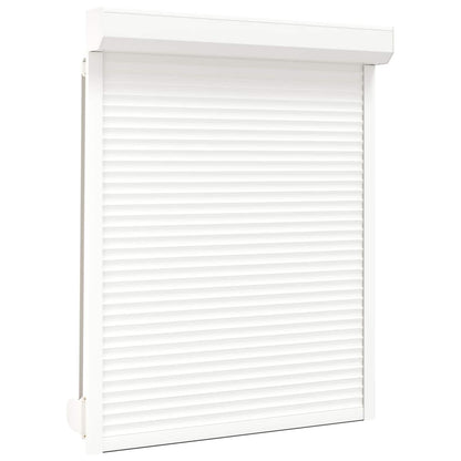 Persiana a rullo Bianco 120 x 150 cm Alluminio e poliuretano
