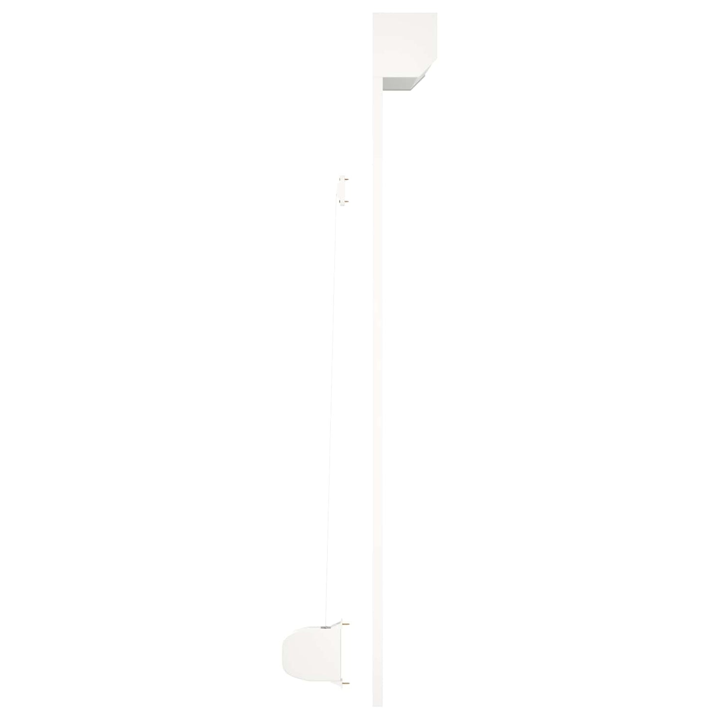 Persiana a rullo Bianco 120 x 150 cm Alluminio e poliuretano