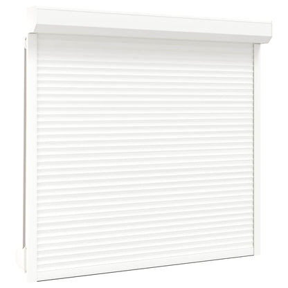 Persiana a rullo Bianco 160 x 150 cm Alluminio e poliuretano