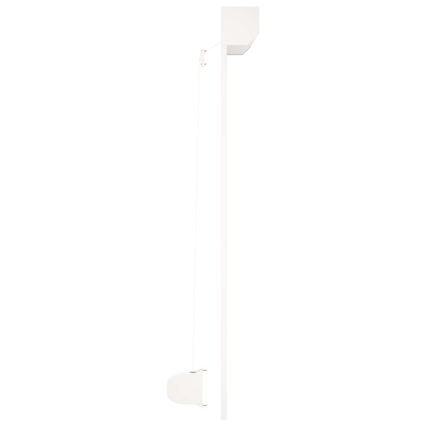 Persiana a rullo Bianco 160 x 150 cm Alluminio e poliuretano