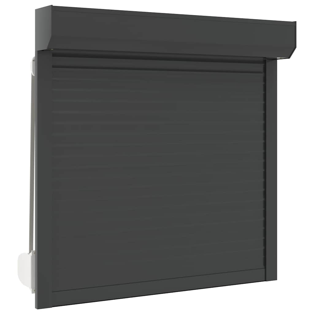 Tapparella Avvolgibile in Alluminio 100x100 cm Antracite