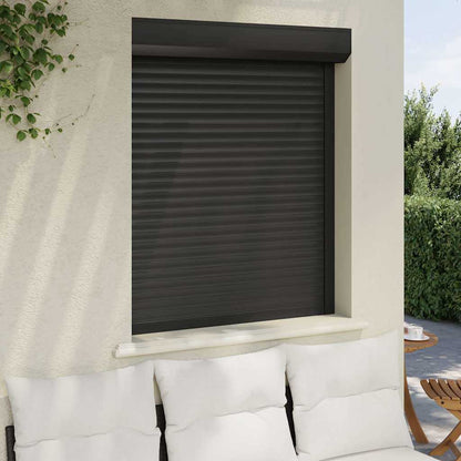 Tapparella Avvolgibile in Alluminio 100x120 cm Antracite