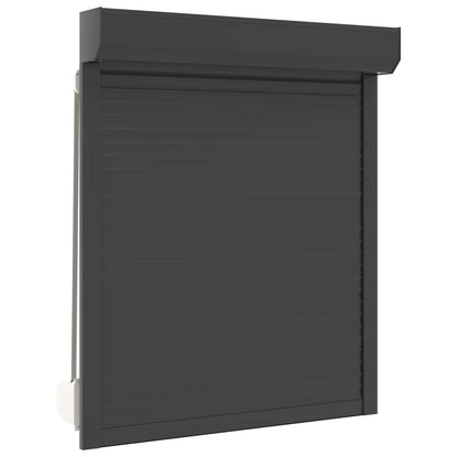 Persiana a rullo Antracite 100 x 120 cm Alluminio e poliuretano
