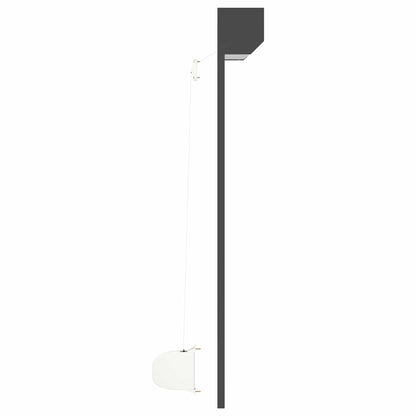 Persiana a rullo Antracite 100 x 120 cm Alluminio e poliuretano