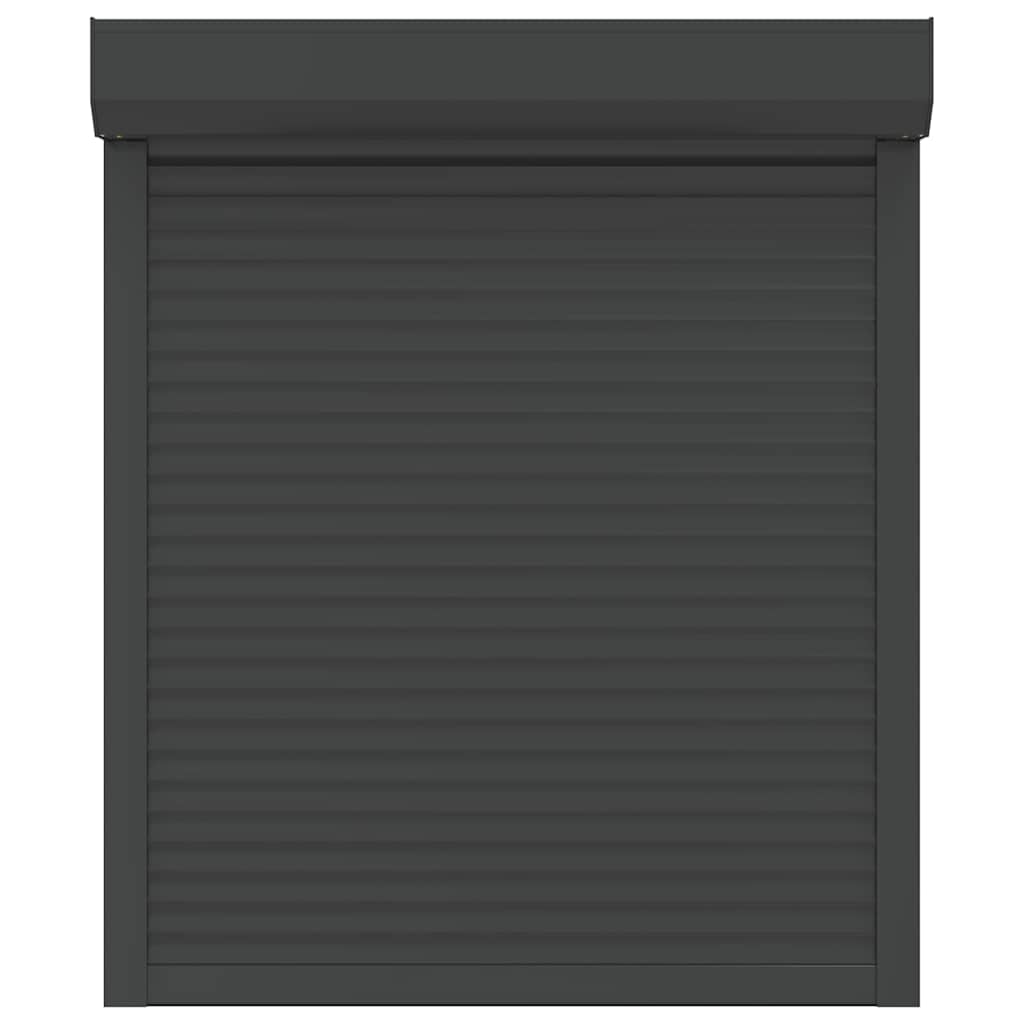 Tapparella Avvolgibile in Alluminio 100x130 cm Antracite