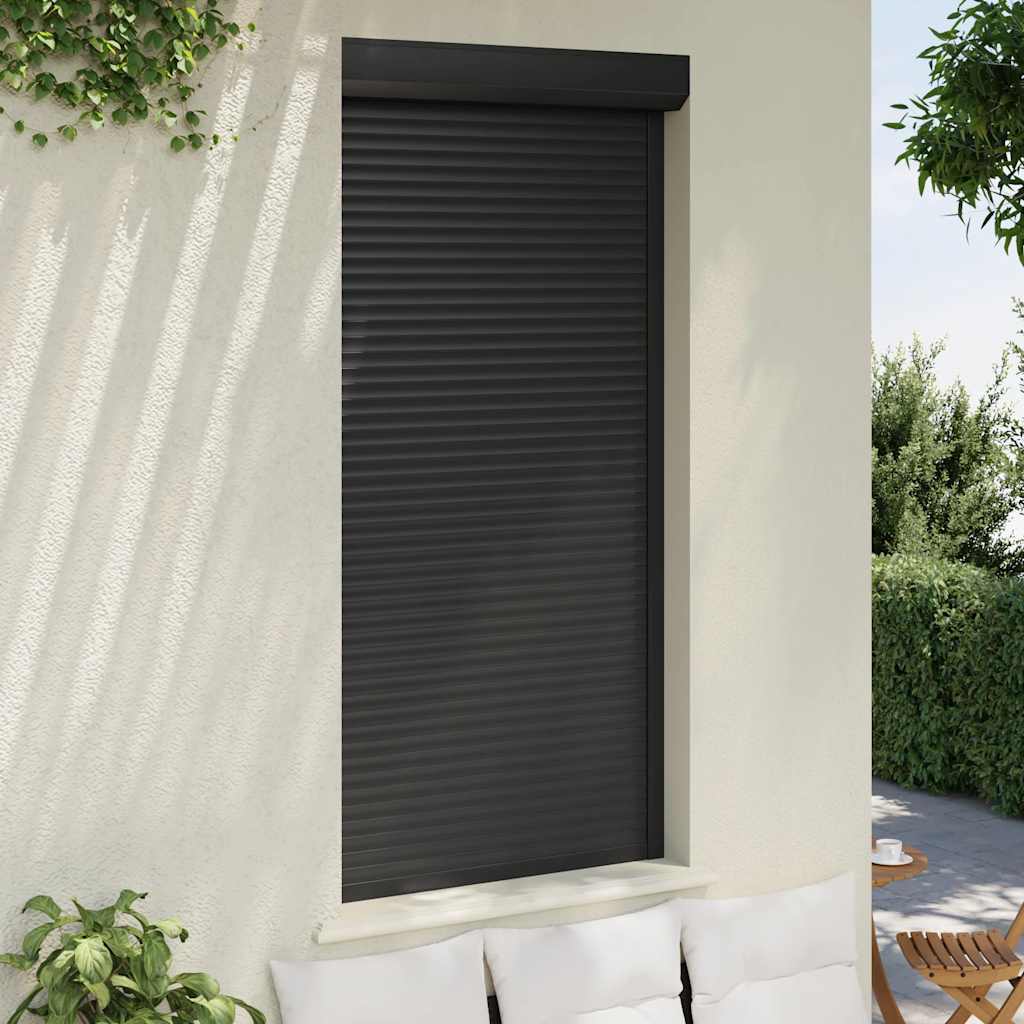 Tapparella Avvolgibile in Alluminio 100x210 cm Antracite