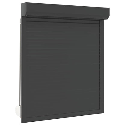 Tapparella Avvolgibile in Alluminio 110x130 cm Antracite